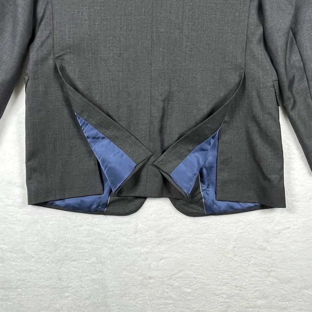 Brooks Brothers Brooksgate Regent Dark Gray Blazer Vitale Barberis Canonico Wool